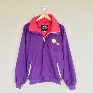 Vintage neon ski jacket coat